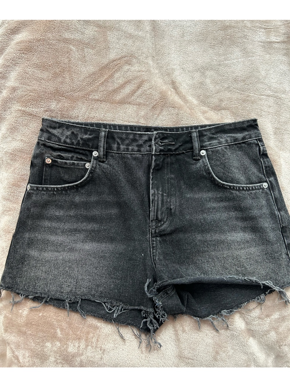 AllSaints High-Rise Black Wash Jeans
